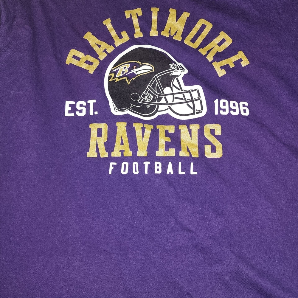 NFL Team Apparel Ravens Ls Size Large
